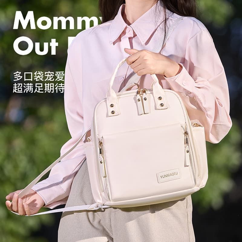 Large Capacity Diaper Bag for Women Lightweight Casual Travel Backpack Multifunctional Large Capacity Baby Care Bag for Outings