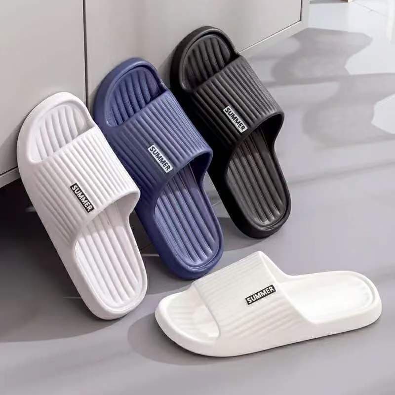 Summer new Korean version lightweight EVA popular Internet celebrity ins men's and women's sandals couples men's and women's slippers home slippers