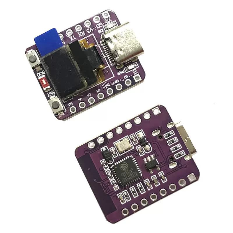 ESP32-C3 OLED development board ceramic antenna ESP32 development board wifi Bluetooth 0.42-inch screen