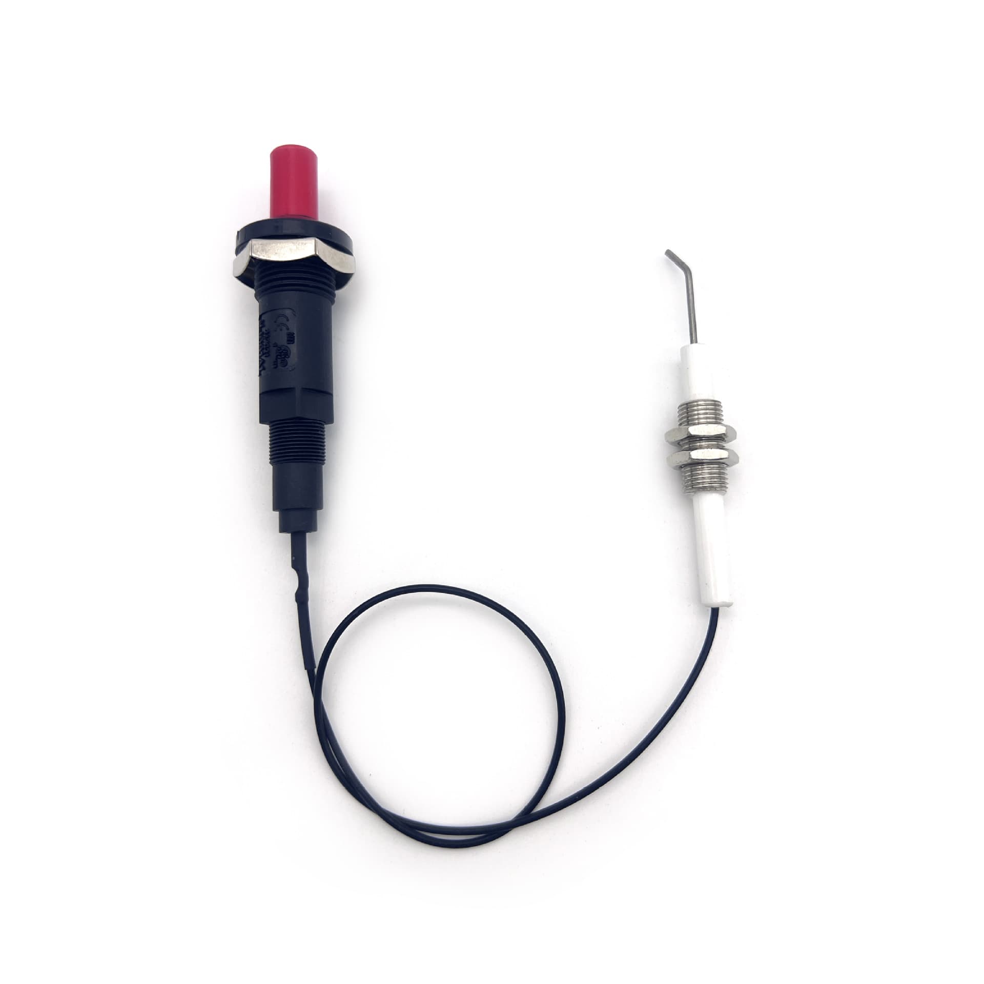 Cross-border Gas Stove Ignition Accessories Press-type Ceramic Piezo Igniter with Universal Threaded Ignition Bent Needle Spark