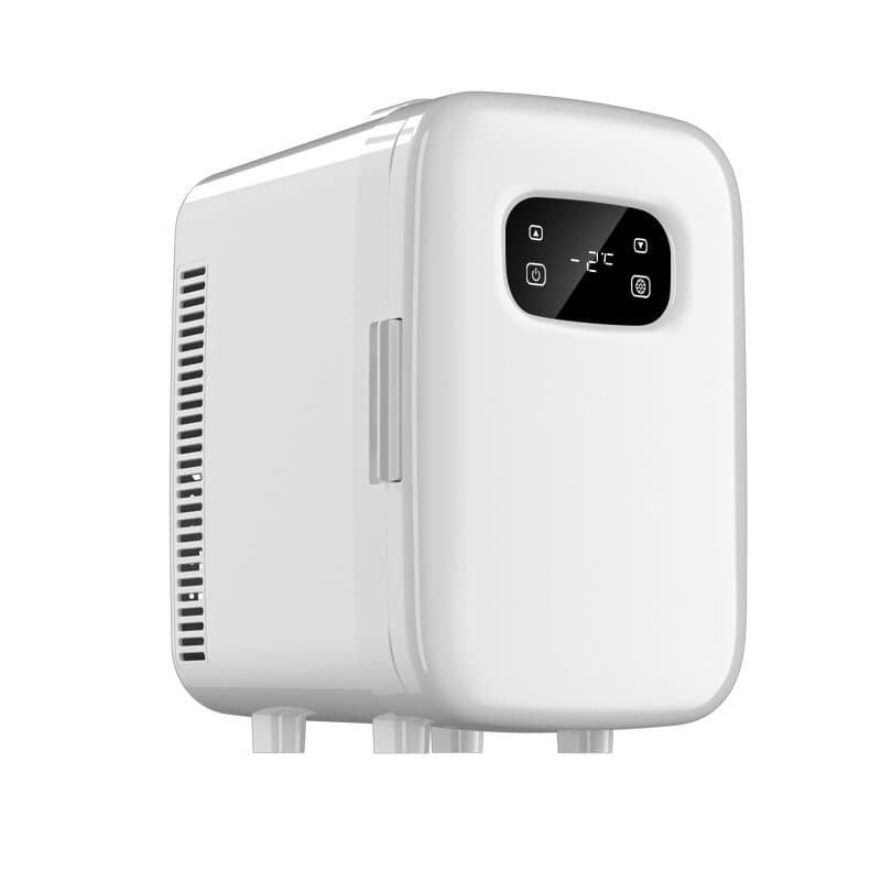 10L Mini Fridge for Dormitory, Cosmetic Cooler, Dual-Use Car and Home, Specifically for Breast Milk and Insulin