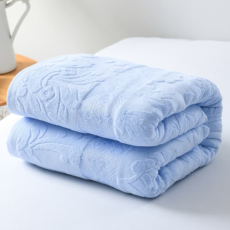 Full cotton traditional pure cotton towel blanket adult summer Shanghai old brand towel blanket single cover thin air-conditioning blanket