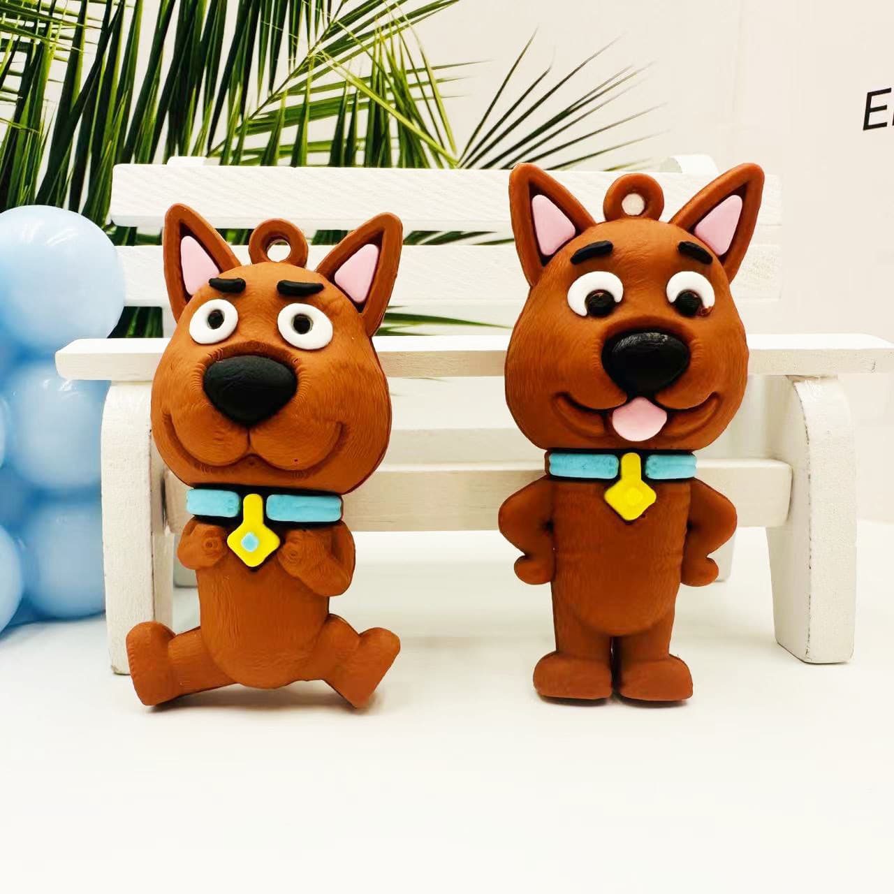 Cartoon Cute Dog Keychain Husky Plush Toy Bag Charm Accessory Gift Factory Direct