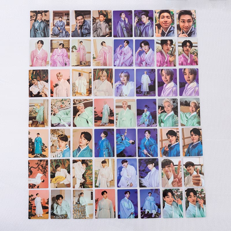 BTS Korean Star Full Set 56 Cards Mid-Autumn Festival Random Card DALMAJUNG Official Same Style