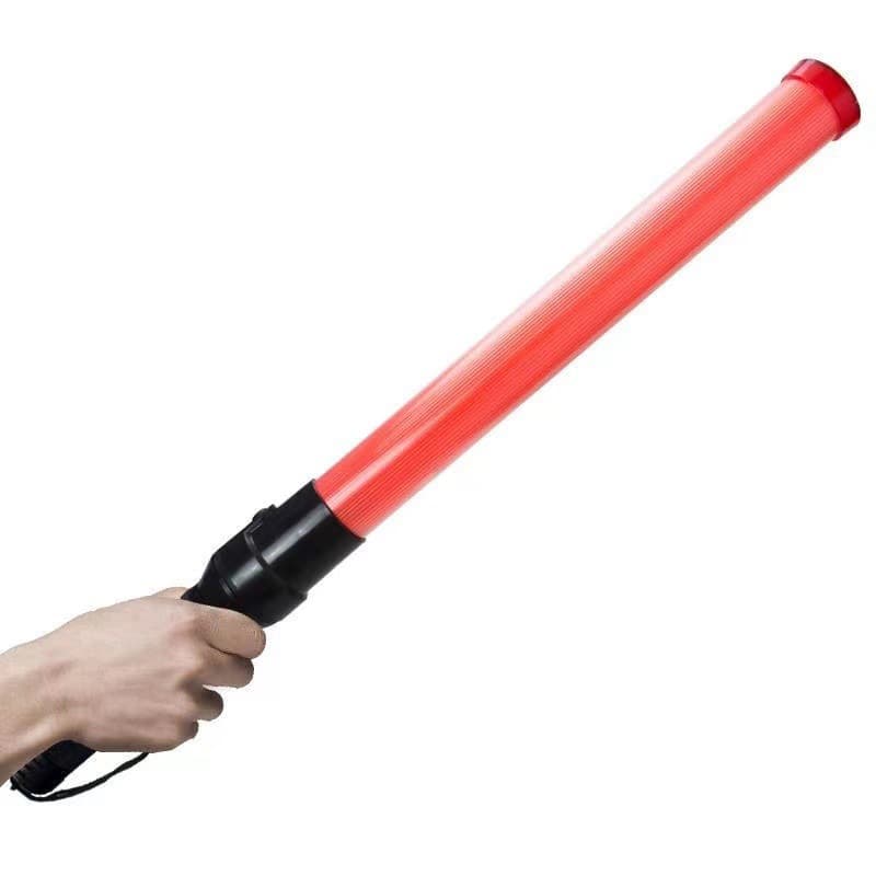 LED Rechargeable Emergency Fire Glow Night Flash Handheld Strobe Fluorescent Warning Baton