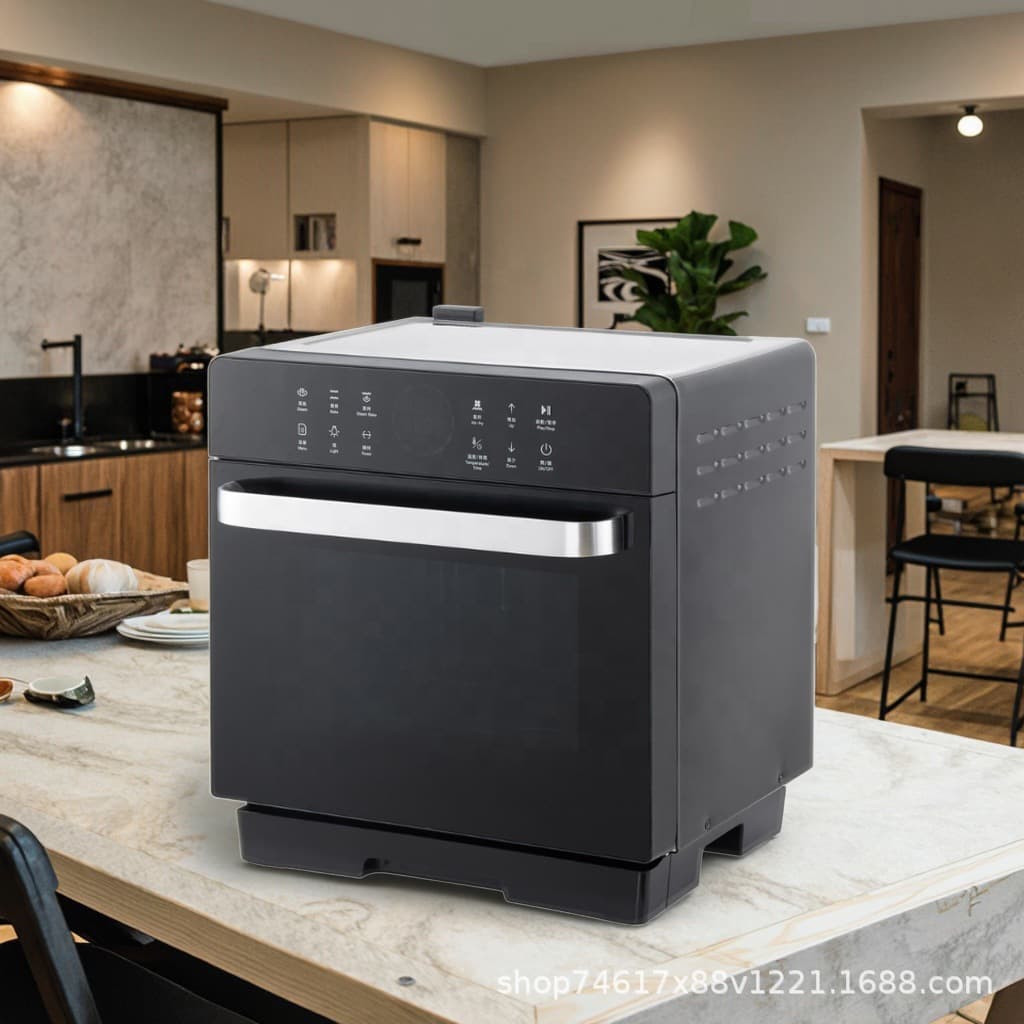 Fulaixiong Oven Home Multi-function Electric Oven Mini Dual Control Steam, Bake, and Fry Combo Oven