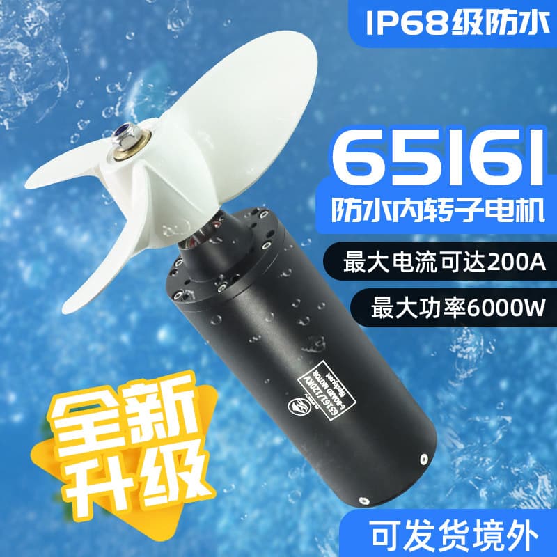 Flipsky New Upgraded 65161 Waterproof Inrunner Brushless Hydrofoil Electric Surfboard Thruster Motor