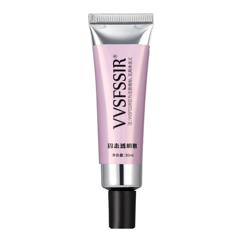 Solid Adhesive Gel for Press-On Nails, Long-Lasting Strong Bond, Non-Bounce Nail Tip Glue, Nail Salon 30ml
