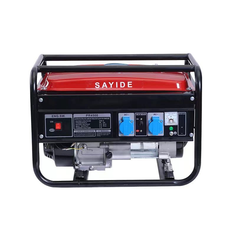 Generator Gasoline Small Portable Outdoor AC Single Phase Three Phase Camping Outdoor Construction Site Silent Home Factory