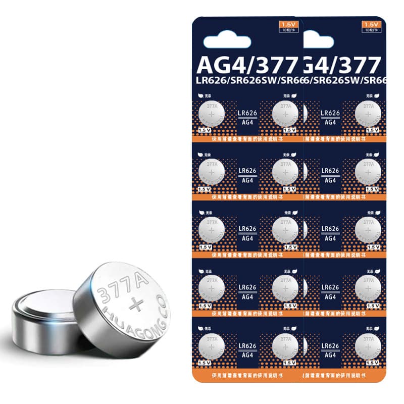 AG4 Button Battery 377a Coin Cell LR626 Watch Electronic Battery 177 Battery LR66
