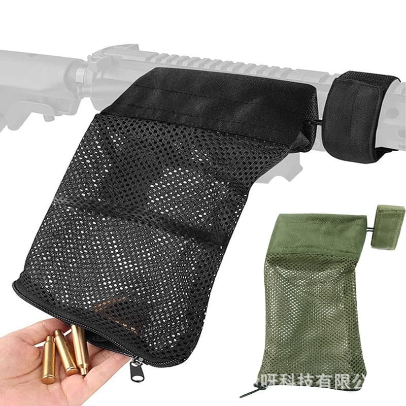 Outdoor Shell Casing Recovery Bag Tactical Brass Catcher Mesh Pouch Military Enthusiast AR15 Shell Casing Recovery Bag Brass Catcher Pouch