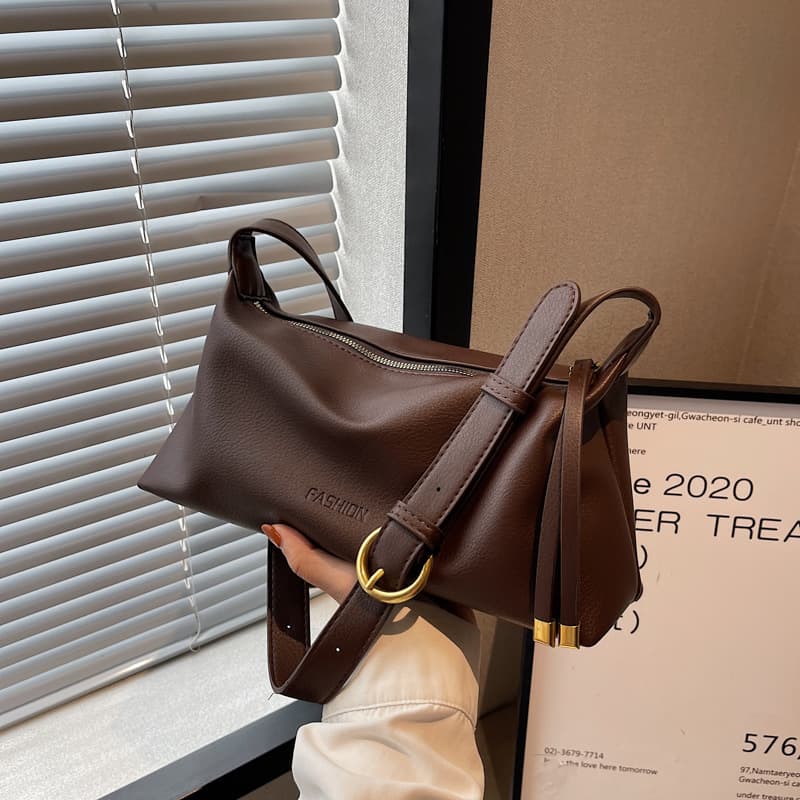 All-Match ins Crossbody Bag Women's 2022 New Fashionable Fashionable Vintage Dumpling Bag Niche Texture Shoulder Underarm Bag