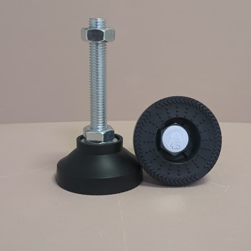 Furniture Leveling Feet Nylon Fixed Adjustment Black Leveling Screws Foot Pads M6 M8 M10 M12