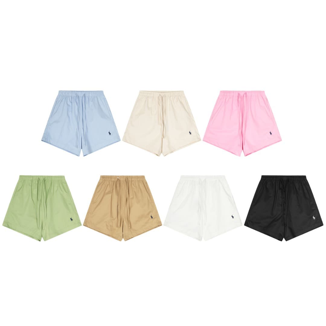 The high version can be scanned~RL Raf summer fresh and fresh women's drawstring elastic outdoor casual versatile shorts dropshipping