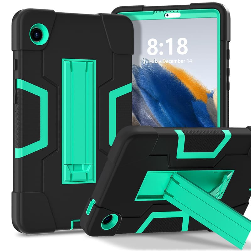 Compatible with bracket, contrast color design, for 2025 Samsung Tab A11 8.7-inch tablet case, full coverage, drop-resistant