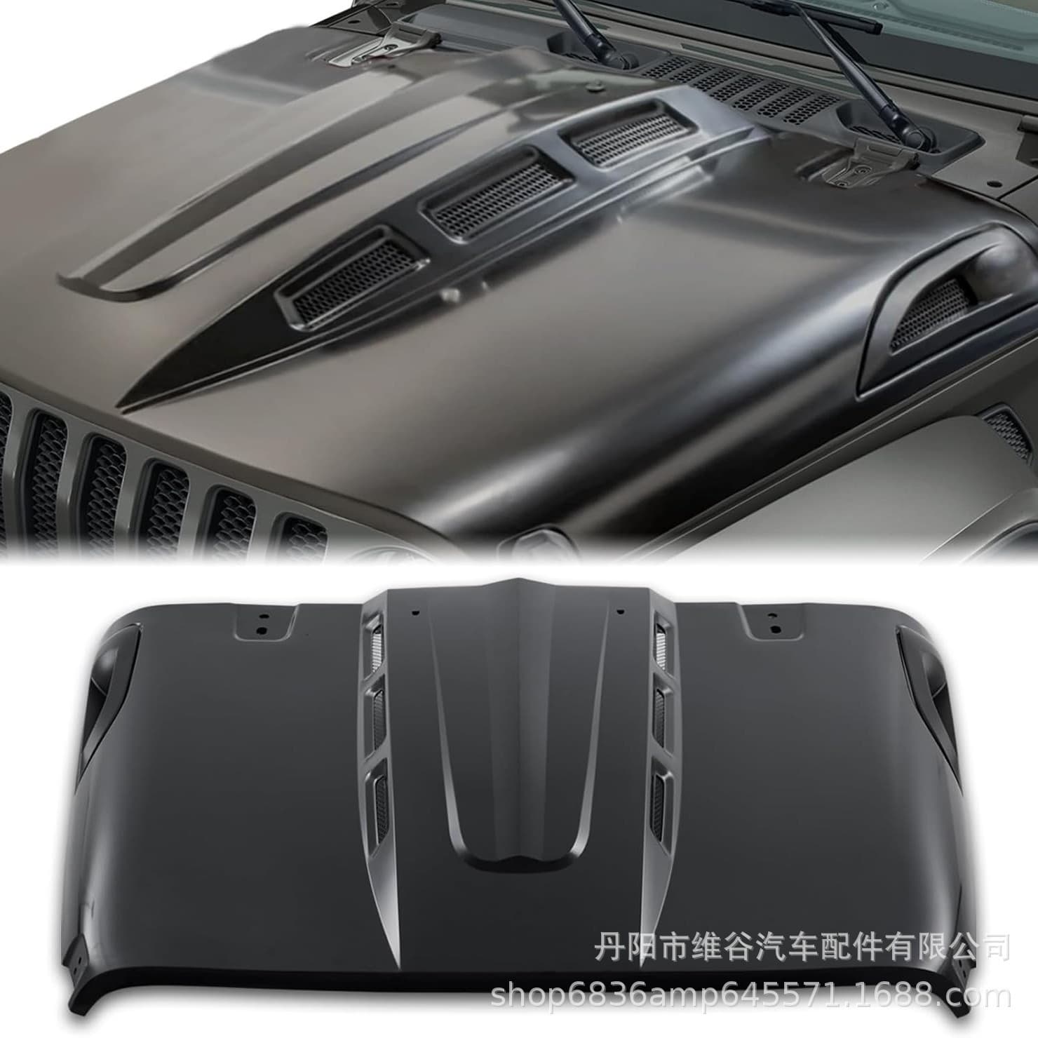 Cross-border Wrangler Hood Compatible with 18-25 JEEP Wrangler JL JT Gladiator Avenger Hood