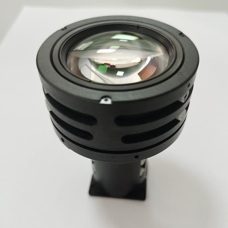 Zoom projection lens, projection ratio 1.2-1.5:1, 1080P resolution, all-glass structure