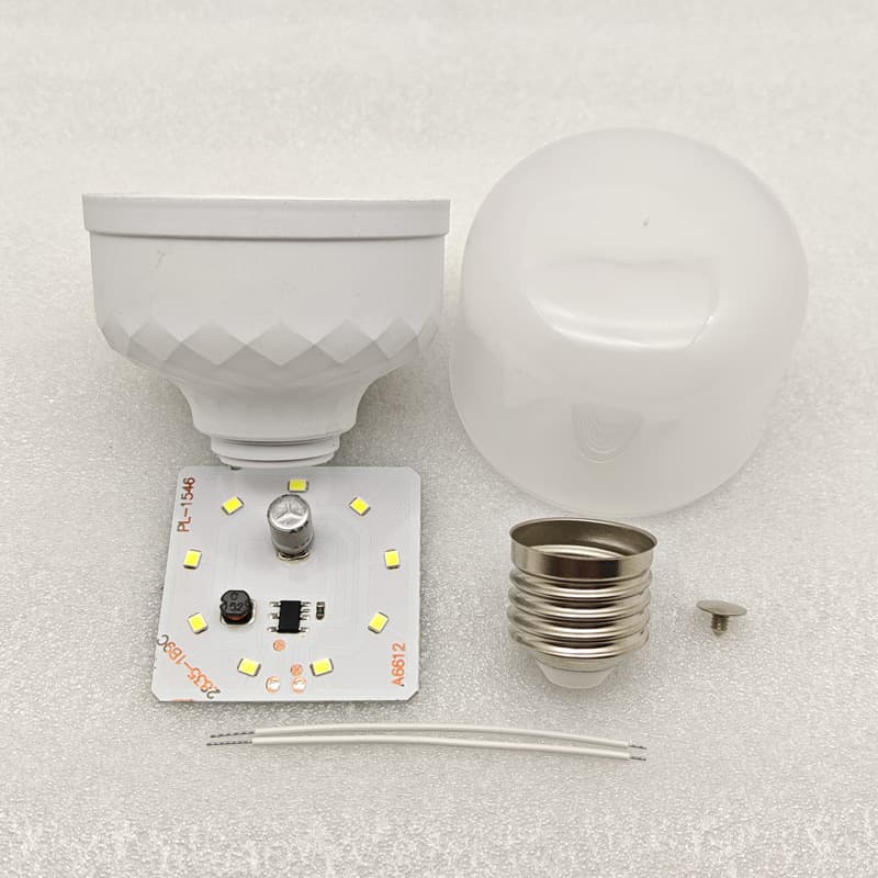 LED bulb assembly parts diamond-style housing, aluminum substrate light source board, driver-free SKD kit, self-produced and wholesale
