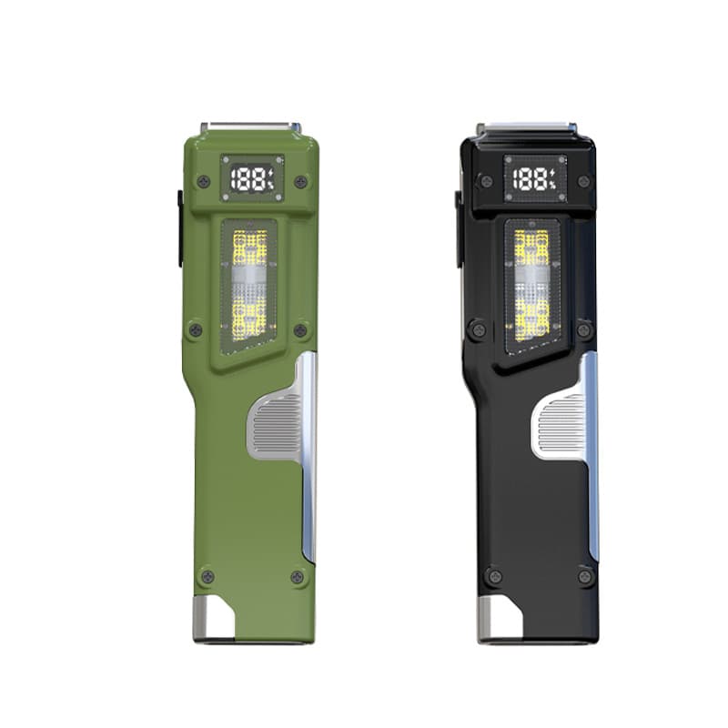 Cross-border Ultra-Bright Flashlight Multi-functional USB Rechargeable Work Light Smart Digital Display LED High-Power Portable Flashlight