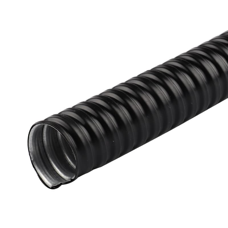 Taiwan Standard Plastic Coated Metal Flexible Conduit for Electrical Wires and Cables, Protective Corrugated Pipe, Extra Thick, High-Grade Thickened Cable Wire Pulling