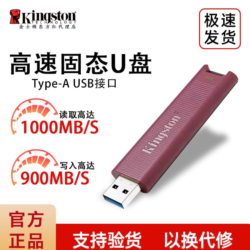 Suitable for Kingston 256G/512G/1T USB 3.2 Ultra-Speed Solid-State U Disk Dtmaxa