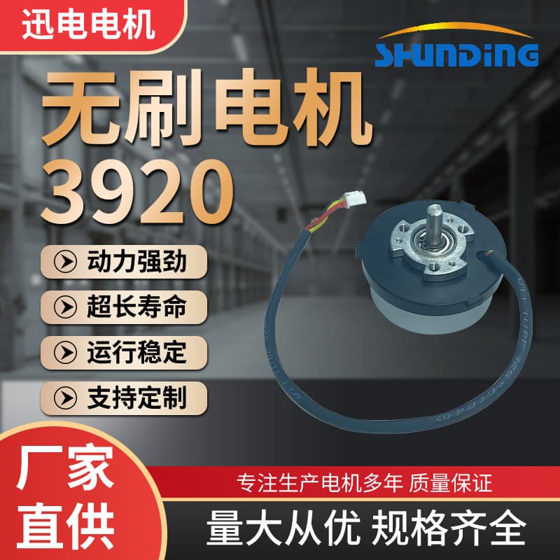DC Brushless Motor 3920 Smart Home Reduction Motor Massage Gun Power Tool High Power Brushless Motor