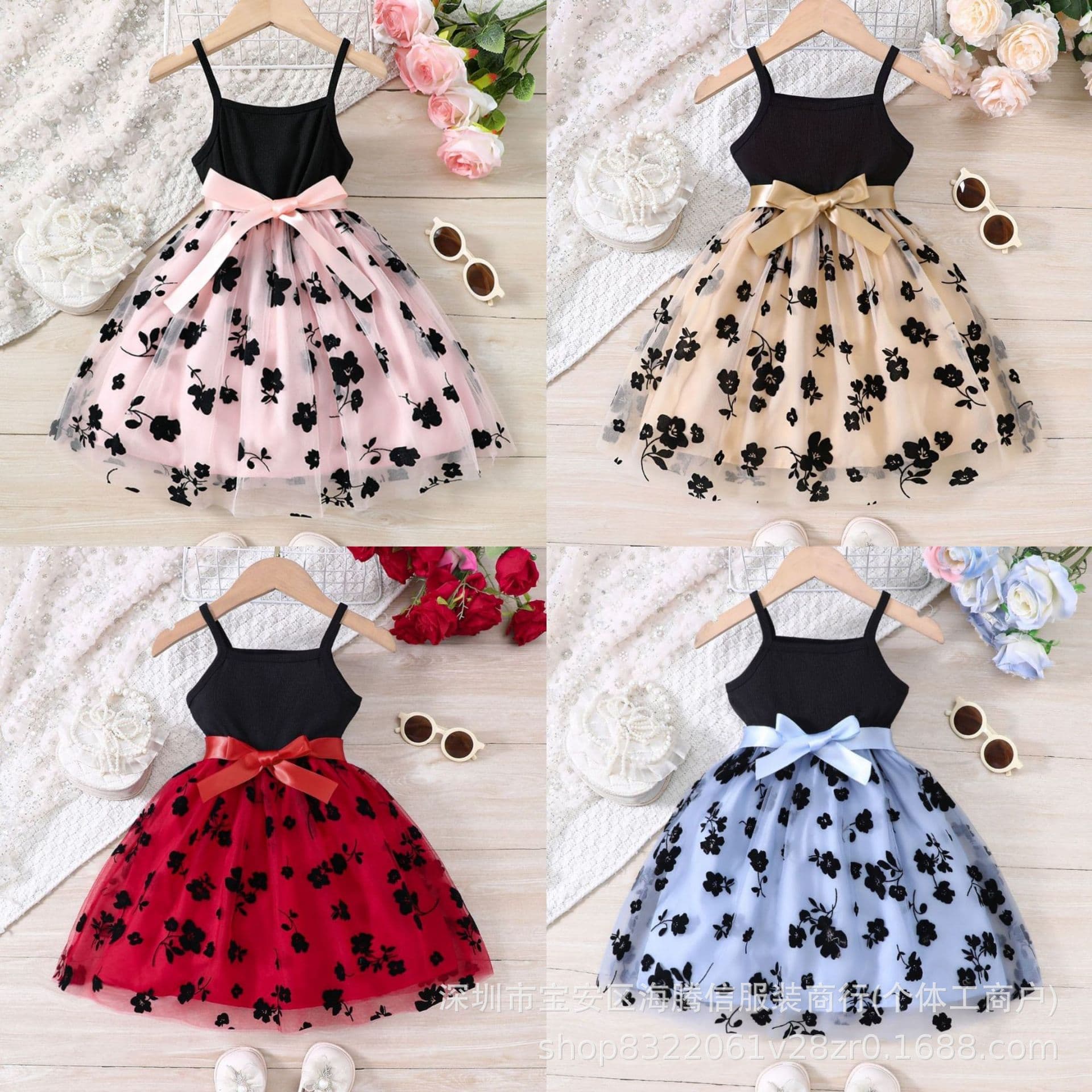 Strap Ballet Dress for Girls, Summer Costume Party Baby Gift