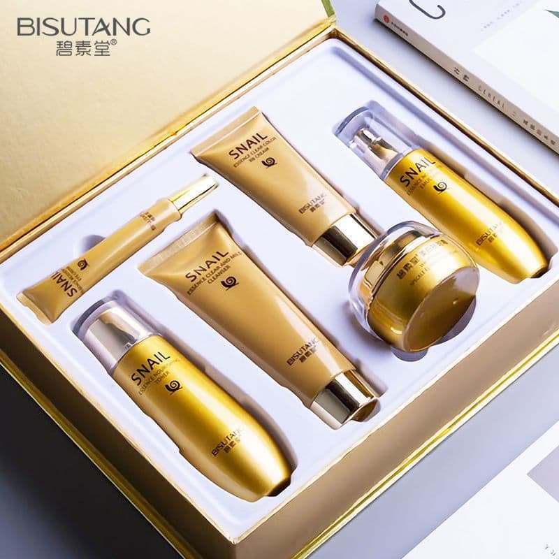 Official Authentic Bishutang Snail Essence Skincare Set, Hospital Line Moisturizing Lotion, Cosmetics Agent