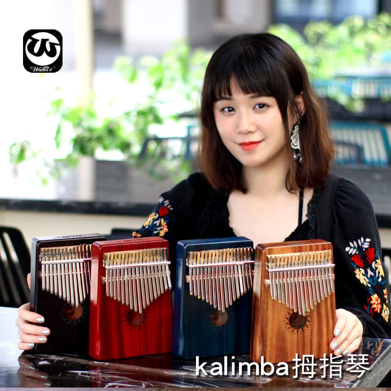 Walter Kalimba Thumb Piano 17-Key Finger Piano Portable Instrument Kalimba