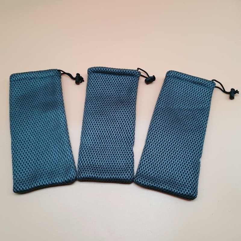 Manufacturer's Sandwich Mesh Bags, Drawstring Mesh Bags, Grid Bags, Net Bags, Phone Pouches, Eyewear Cases Available