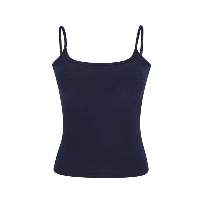 MosesQueen Brushed Camisole with Built-in Pads for Women, Conceals Side Bust, Outerwear and Layering Top