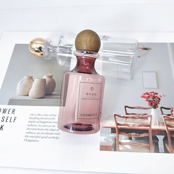 Bayonet perfume bottle transparent PET bottle empty bottle high-end hydrating spray bottle portable thickened cosmetic bottle wholesale