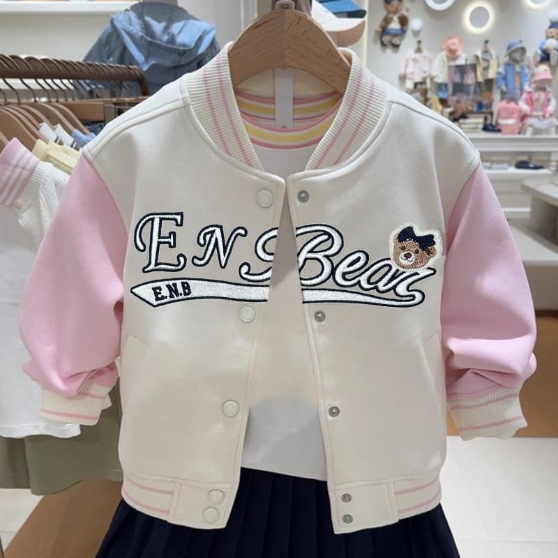 Girls Jacket Spring Autumn 2025 New Fall Children Fashion Casual Jacket Top for Older Girls Korean Style Baseball Jacket