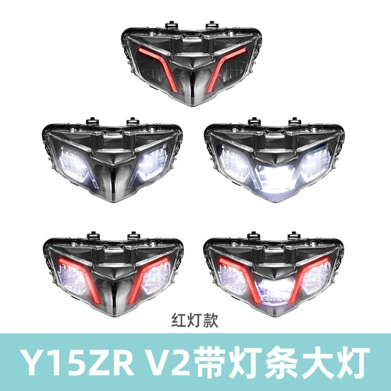 For Yamaha Y15ZR V2 LC135 V8 LED Sharingan Dynamic Headlight Assembly APP Adjustable DRL