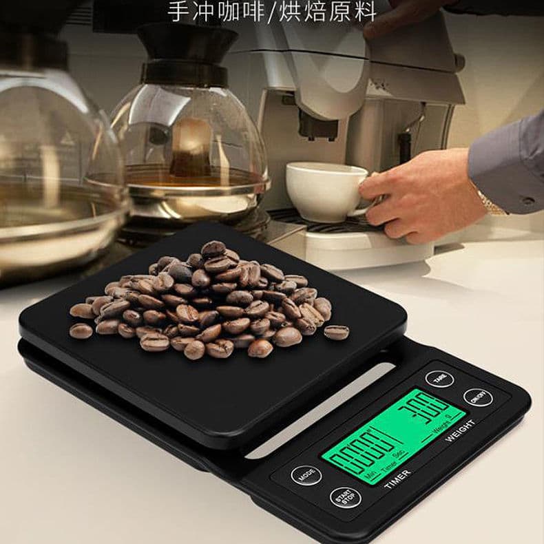 Cross-border Coffee Scale Gram Electronic Scale Mini Ultra-Small Food Scale Baking Kitchen Scale Small Scale
