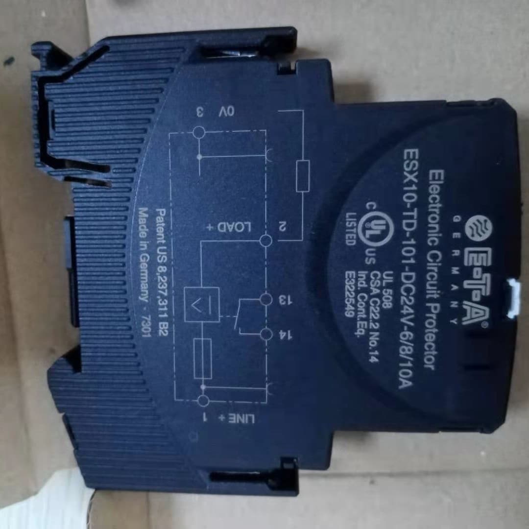 Spot supply of German ETA circuit breaker ESX10-TA-100-DC24V-2A current-limiting electronic protector