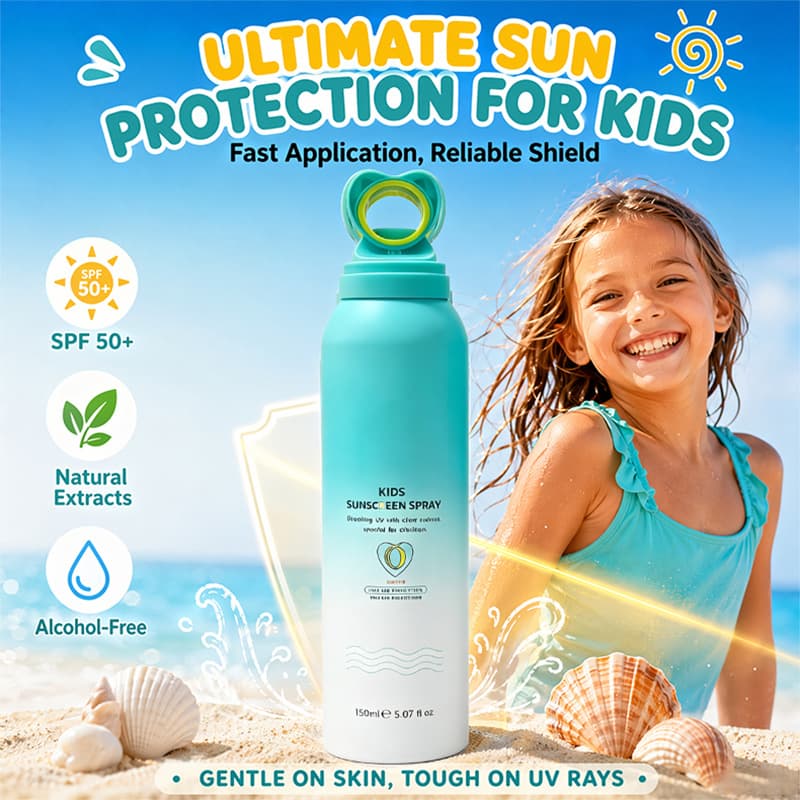 Cross-border summer anti-sweat and anti-sn cream best-selling list, refreshing outdoor anti-UV children's anti-sn spray SPF50+++