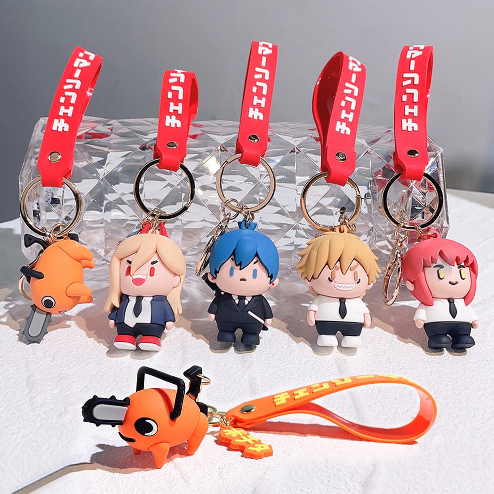 Chainsaw Man key chain, Pochita doll, pochita key chain pendant, Denji, Makima animation peripherals