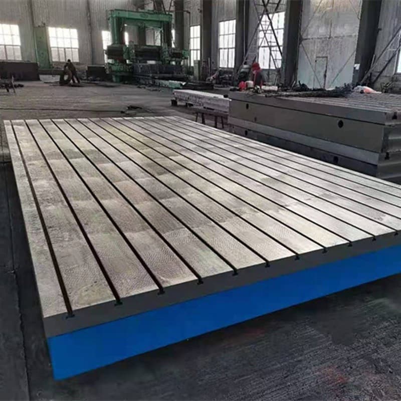 Cast Iron Platform Flat Cast Iron Inspection Platform T-Slot Cast Iron Work Platform