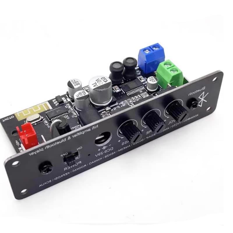 Bluetooth amplifier module audio receiver car audio speaker 12V power amplifier board adapter DIY modification