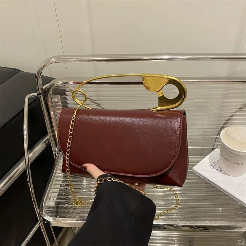 2026 Summer New Trendy Paperclip Mini Bag for Women, Fashionable Crossbody Chain Handbag
