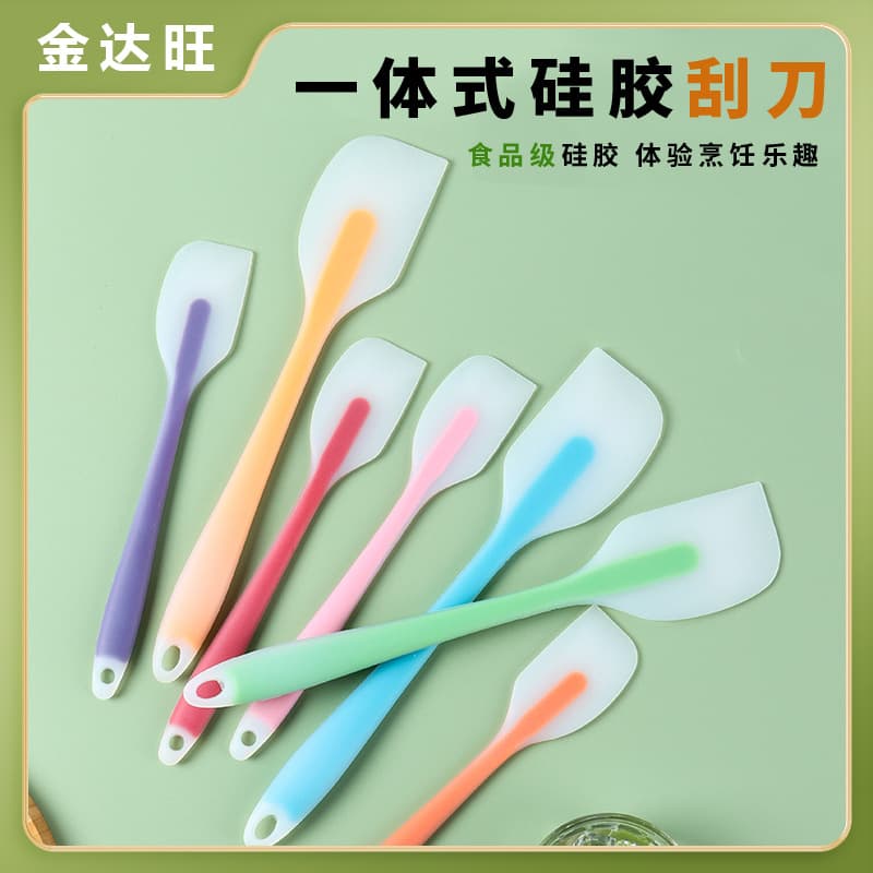 Factory Translucent Silicone Spatula Cream Spreader Small Translucent Silicone Spatula Household Silicone Spreader Tool