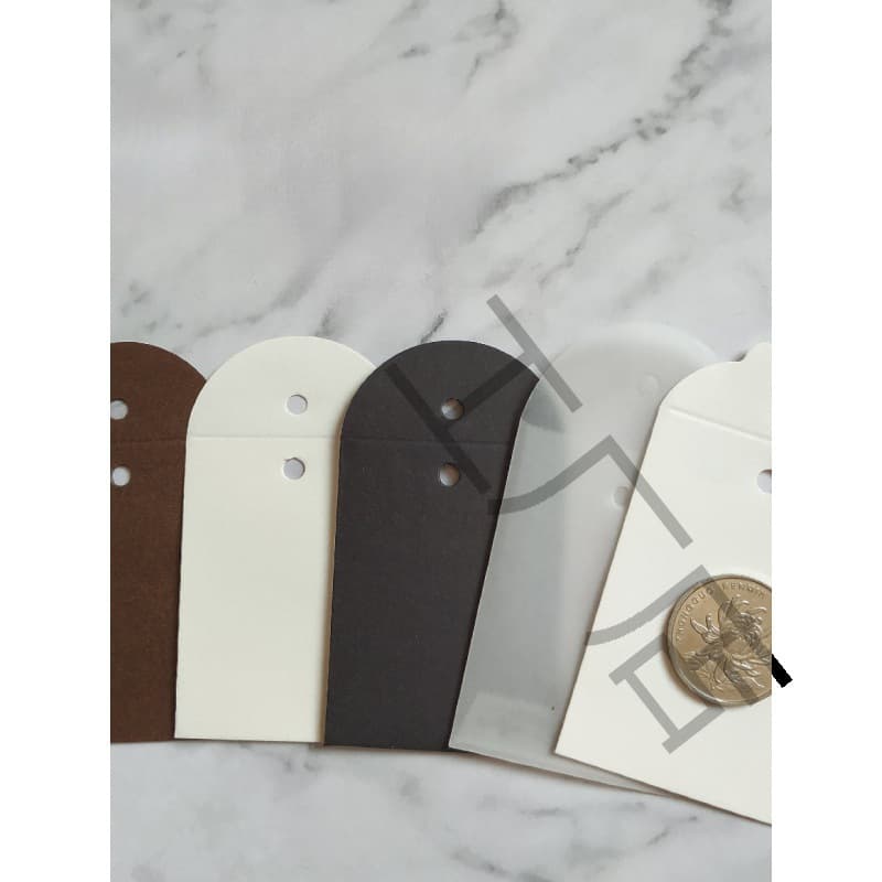 Clothing Spare Buttons Bag Tag Button Bag Paper Self-Sealing Paper Bag Universal Style In Stock