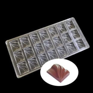 Water Cube Mold, Small Ripple Square Chocolate Mold, Handmade DIY Baking Mold, Jelly Pudding Mold 215