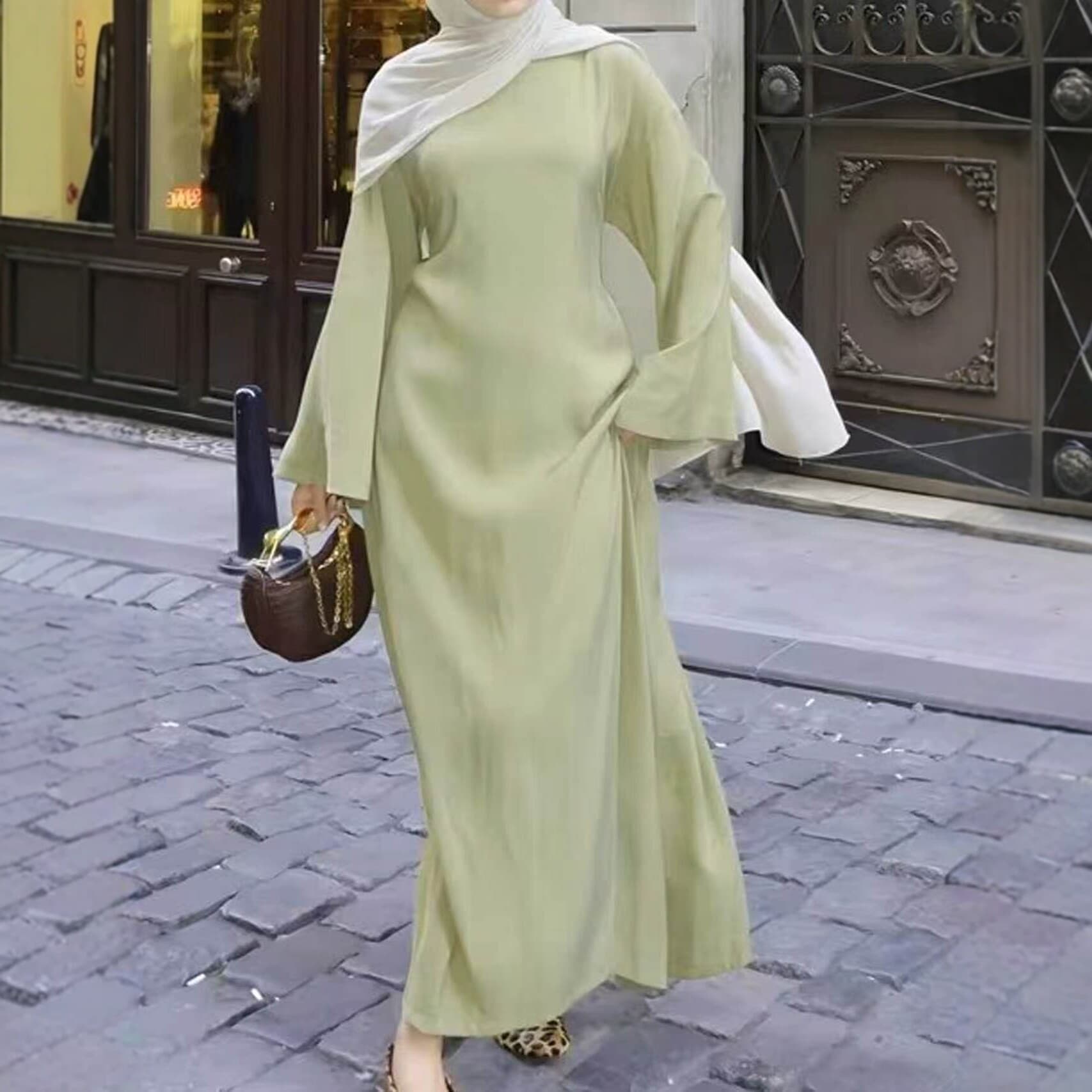 2025 new robe satin dress solid color outer cardigan for women
