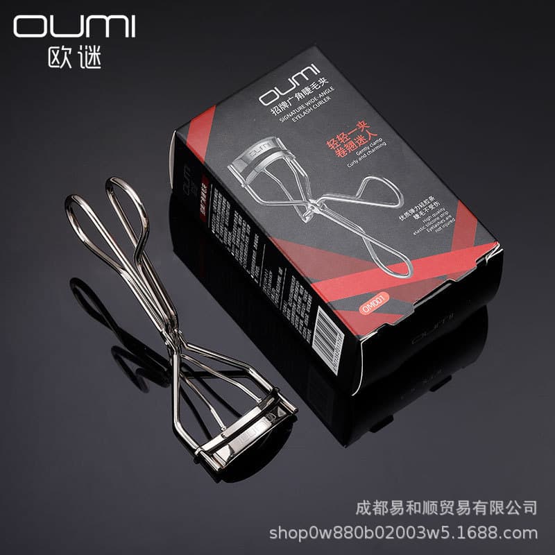 OUMI eyelash curler stainless steel eyelash curler with free rubber pad