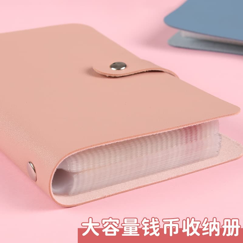 Cross-border A6 money saving book commemorative banknote storage book cash saving book money clip deposit slip collection book card bill
