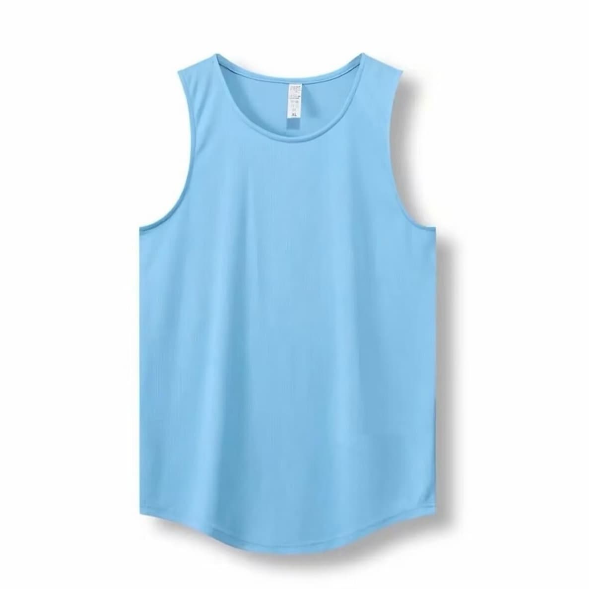 Summer American Style Sports Vest, Breathable Sleeveless Quick Dry Tank Top, Loose Training Fitness Thin Large Size Top for Men