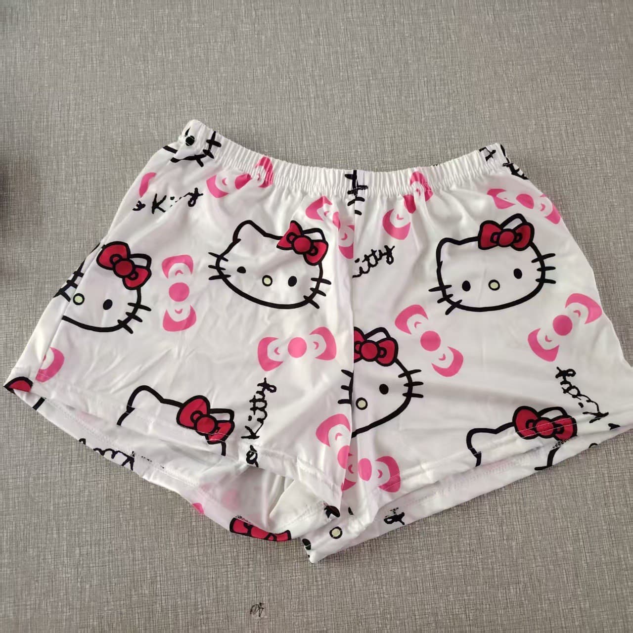 European Version Kt Kitty Cartoon Walking Pants Women's Summer Thin Loose New Home Casual Air Conditioning Shorts Long Pants