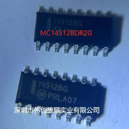 MC14512BDR2G Package: SOIC-16 Marking: 14512BG Data Selector